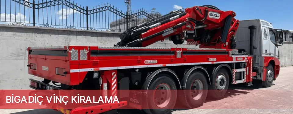 Bigadiç İlçemi Vinç Kiralama